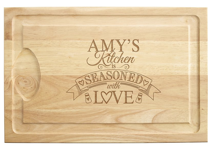 Custom Engraved Cutting Board — Housewarming & Wedding Gift