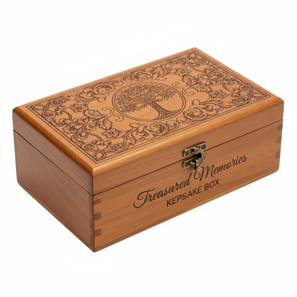 Engraved Keepsake Memory Box